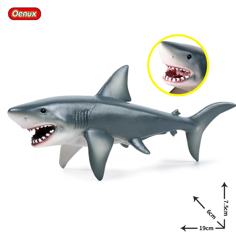 Фигурка морской акулы Oenux Sealife экшн фигурка морского аквариума котик Кит