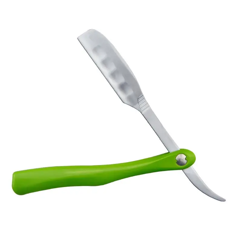 Складной бритвенный держатель с ручкой и пером карамельного цвета ручная