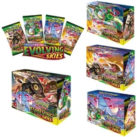 pokemon english version 324pcsbox sun moon evolutions sword shield evolving skies trading game cards booster collectible toy