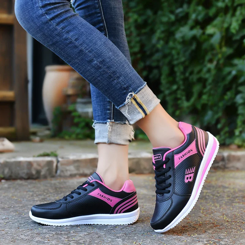 Женская обувь для игры в гольф Водонепроницаемый без шипов спортивные кроссовки