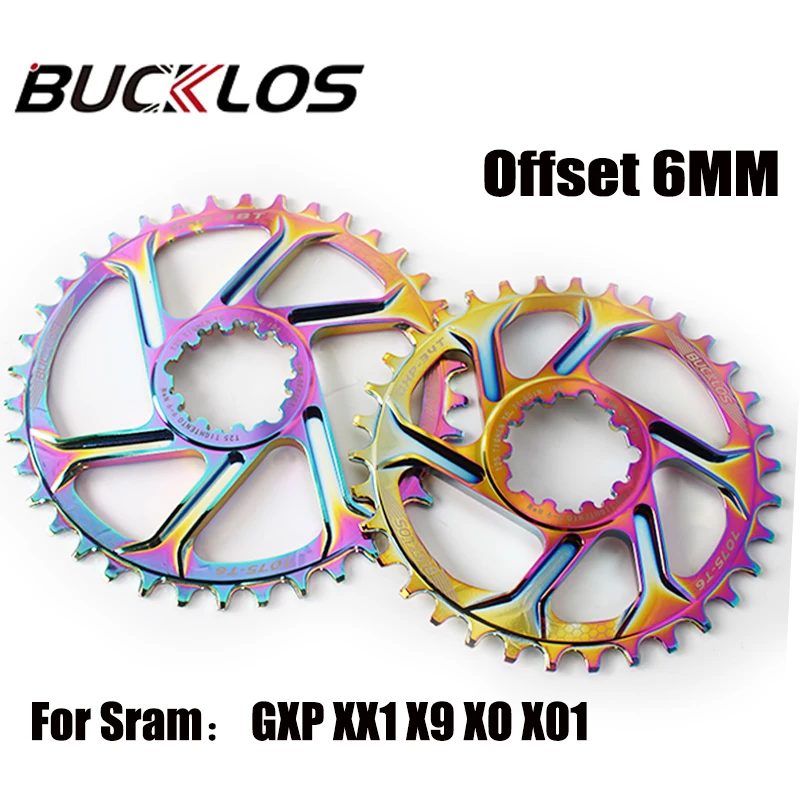 

MTB bicycle Chainring GXP Color Plating Chainwheel Narrow Wide Chain Ring 32/34/36/38T For Sram GXP XX1 X9 XO X01 Crankset