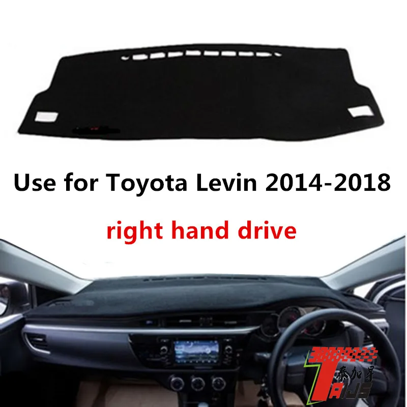 

TAIJS Factory light-preventing Dust resistant Polyester Fibre Car Dashboard Cover For TOYOTA Levin 2014-2018 Right hand drive