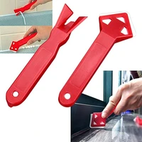 2pcsset negative angle scraper silicone glass sealant remover tool kit set removal of residual rubber home cleaning gardget