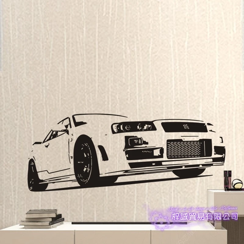 Классические автомобильные наклейки для автомобилей настенные Стикеры