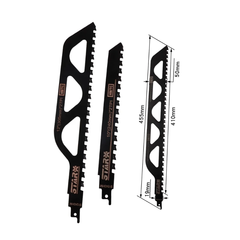 

Demolition Masonry Reciprocating Saw Blade For Cutting Concrete Brick Stone Alloy Steel Teeth Blades
