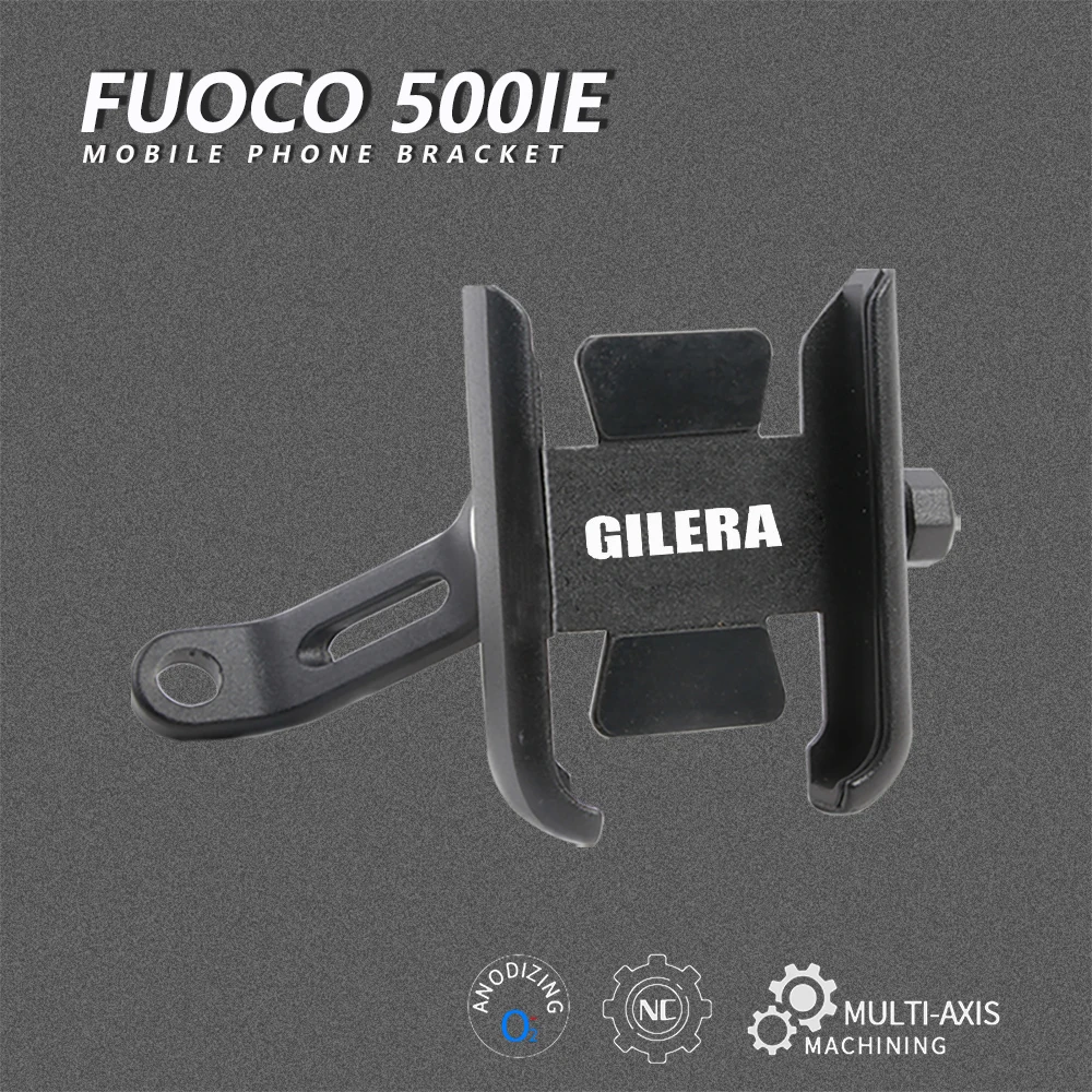 

For Gilera Fuoco 500ie Nexus 125/250/300 Runner 200 Motorcycle Handle Bar Rear Mirror Mobile Phone Bracket GPS Stand Holder