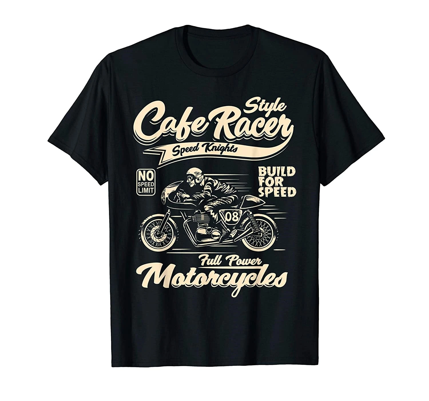 

Motocicleta Vintage T camisa T camiseta de Cafe Racer