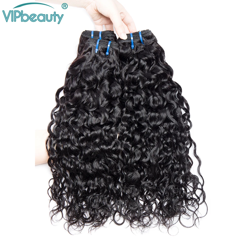 Натуральные волнистые волосы Remy 3 пучка с закрытыми волосами 100% натуральные для