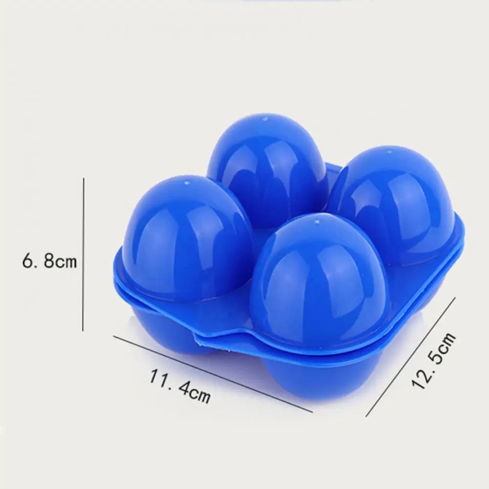 

Universal Egg Box Reliable Portable Non-Slip And Wear-Resistant Lightweight PP 4 Compartments Egg Storage Container for Outdoo