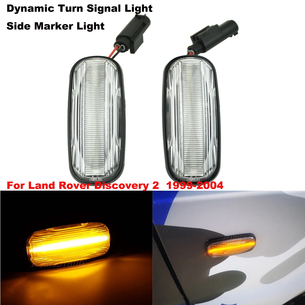 1 пара течет Авто Боковой габаритный фонарь для Land Rover Discovery защитник TD5