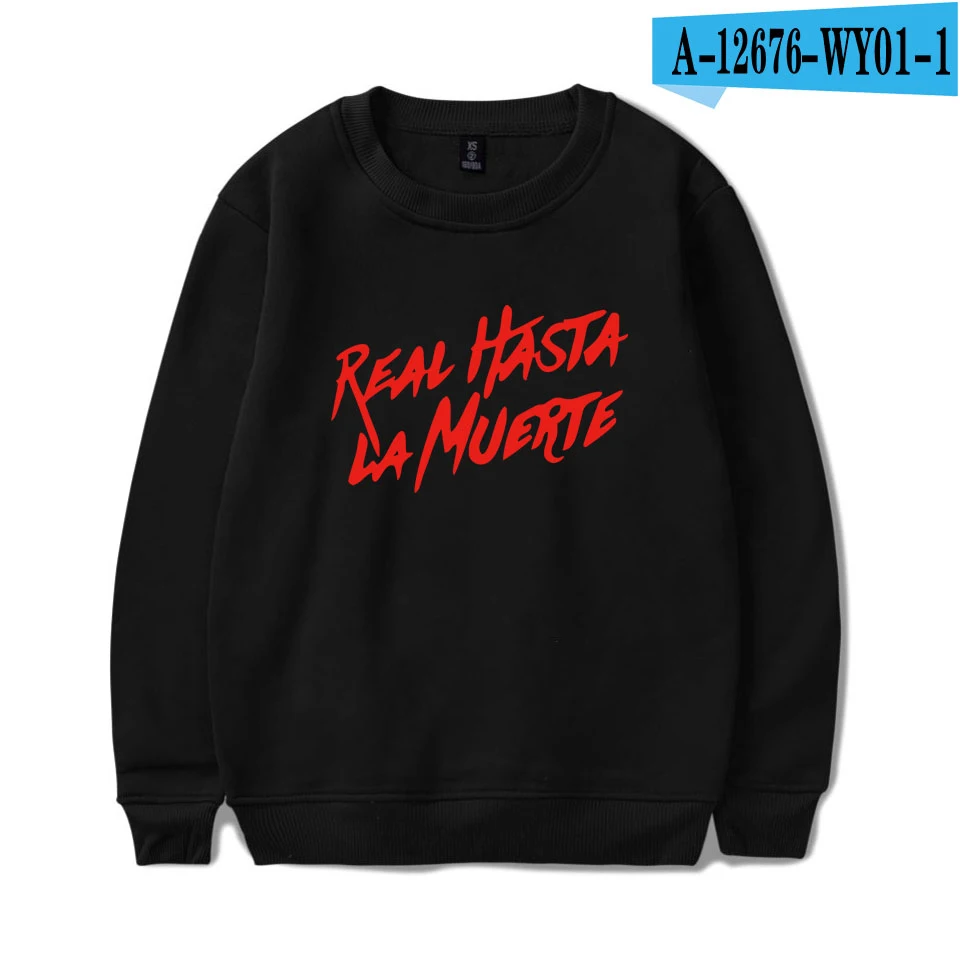 A00000-WY01 Настоящий Hasta La Muerte, модные толстовки, толстовка, зимний крутой Повседневный мужской/женский пуловер с длинным рукавом, унисекс, Спортивная толстовка с капюшоном размера плюс - Цвет: A00000-WY01
