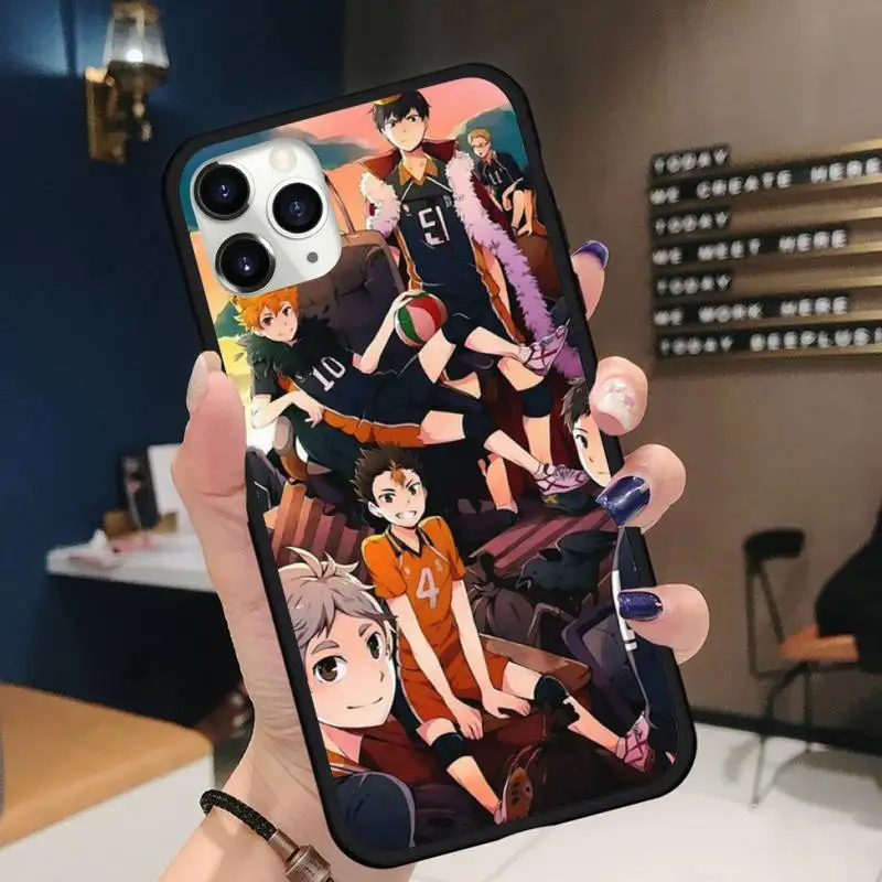

Haikyuu Hinata attacks Anime Phone Case for iPhone 11 12 mini pro XS MAX 8 7 6 6S Plus X 5S SE 2020 XR