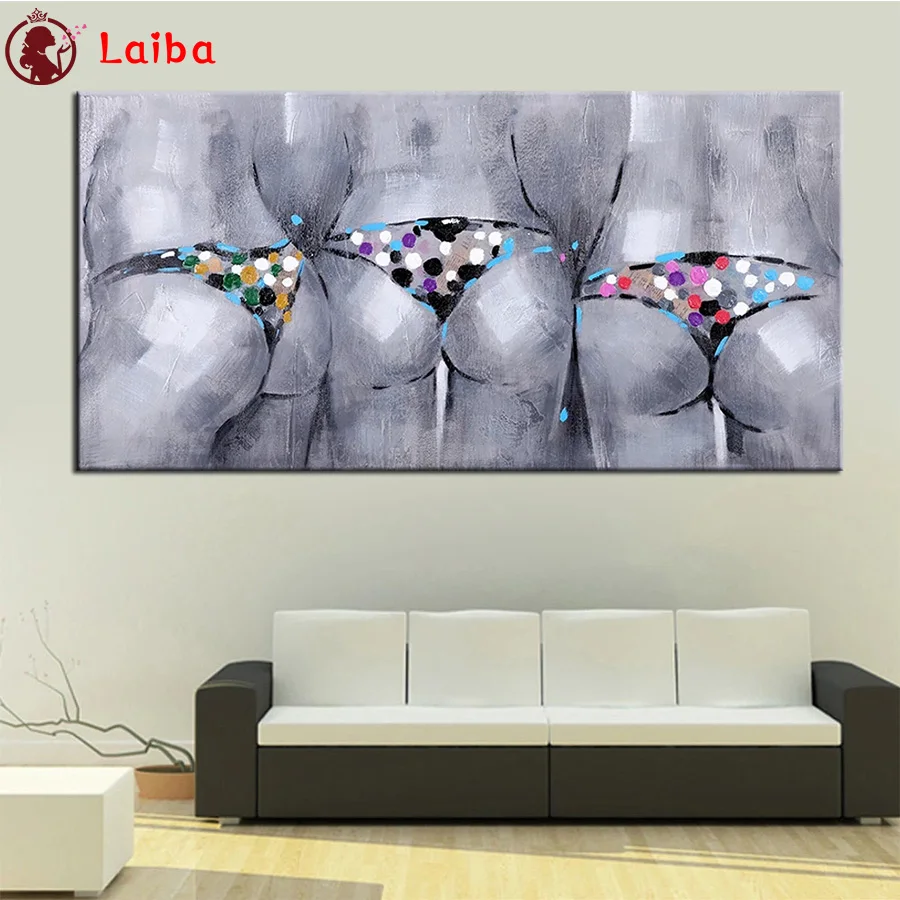 

Diamond Painting Abstract art, sexy woman in bikini Full Drill DIY Diamond Embroidery Cross Stitch Mosaic Home Decor puzzle