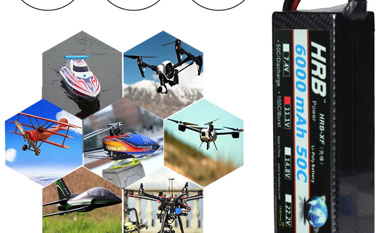 HRB 3S 11,1 V Lipo аккумулятор 3000mah 3300mah 3600 4000mah 4200 mah 5200mah 6000mah 7000mah T Deans XT60 TRX разъем RC запчасти для автомобилей Жесткий Чехол
