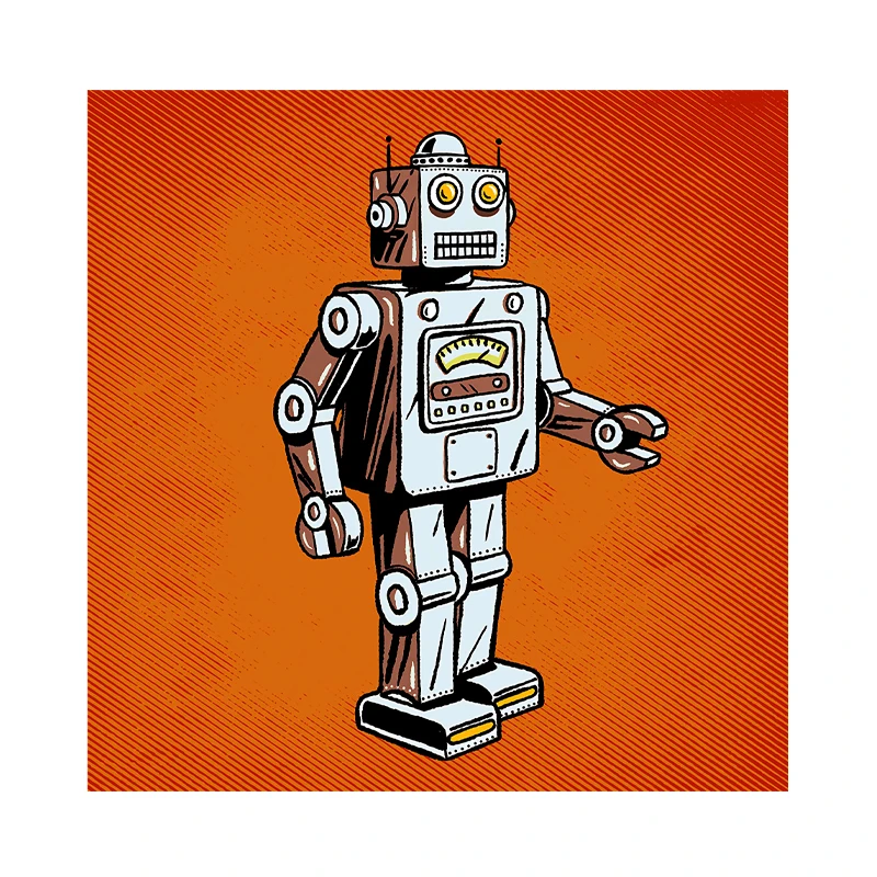 

Vintage Robot Poster Canvas Painting Posters Decorativos Home Decoration Accessories Wall Art Pictures For Home Design Bedroom