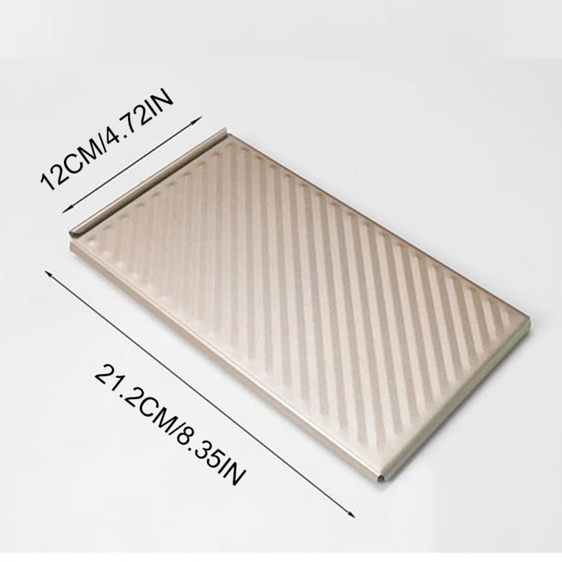 Бытовой гофрированный антипригарный тостер из золотистой углеродистой стали