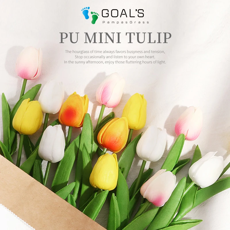 

1 букет искусственных мини-тюльпанов, свадебные принадлежности, искусственные цветы, предметы интерьера, декоративный цветок, имитация рас...