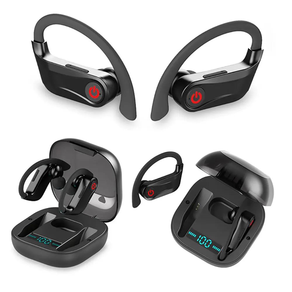 Bluetooth наушники Q62 водонепроницаемые с цифровым дисплеем|Наушники и гарнитуры| |