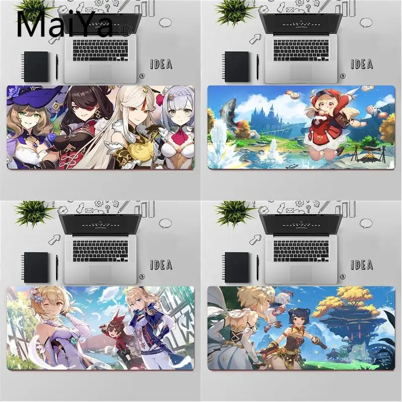 

Maiya Top Quality Genshin Impact Durable Rubber Mouse Mat Pad Free Shipping Large Mouse Pad Keyboards Mat