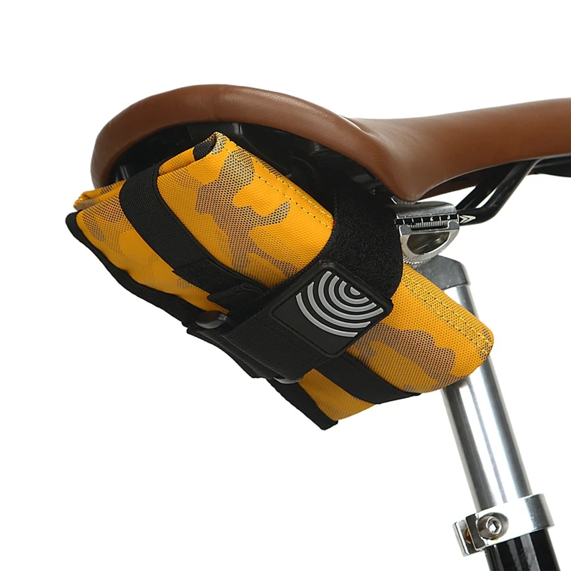 Bicycle Saddle Bag Saddlebag Toolkit Seat Folding Riding Cushion Lightweight Cycling Tail Rear Pannier Portable | Спорт и