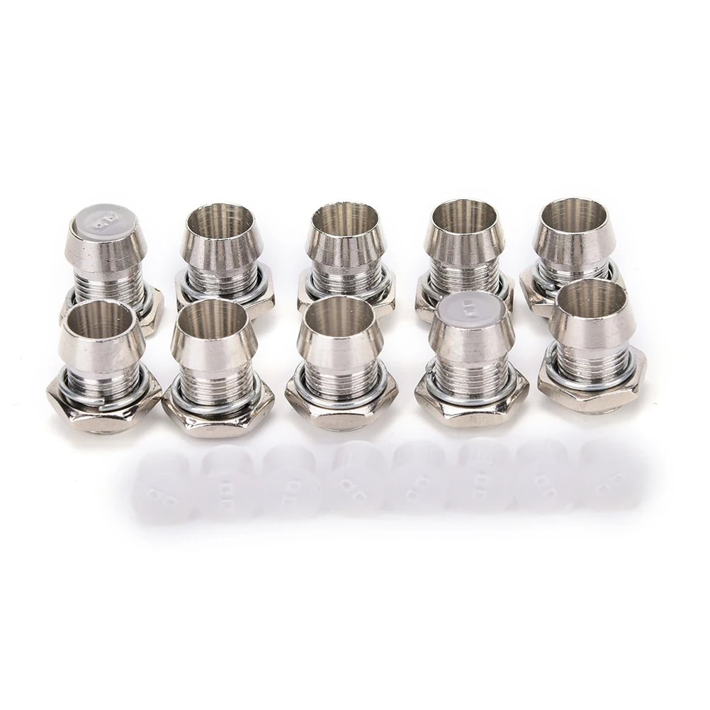 

10/20pcs Copper Metal 5mm Light Emitting Diode LED Holder Mount Panel Display