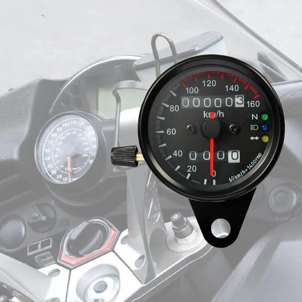 Скорость ometer округлые 12V двойной счетчик мотоцикла одометр спидометр для детей
