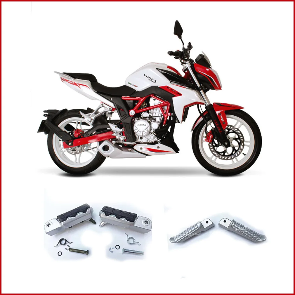 

Front Rear Pedal bracket Footrest Footrest Foot Pegs Motorcycle Accessories For italika vortex 300