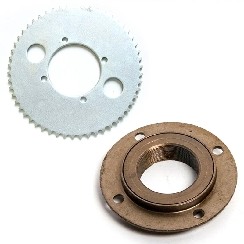 

54 Teeth Scooter Sprocket Chain Drive Gear + Toothless Freewheel For T8F Chain For 78 Outer Diameter Freewheel Scooter