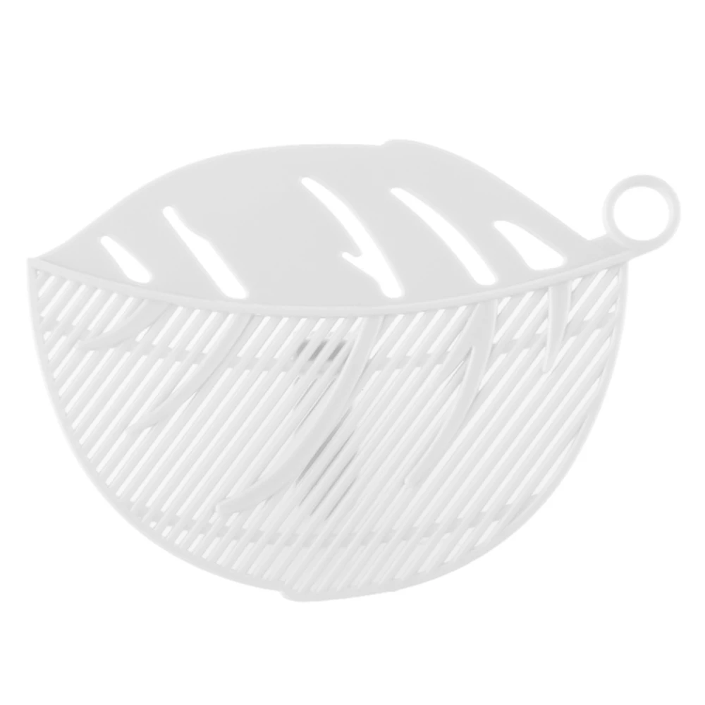 style 1 white В форме листа промывка риса гаджет лапша спагетти бобы дуршлаги и ситечки анти-разлив Кухня Фрукты и овощи инструмент для очистки - Цвет: style 1 white
