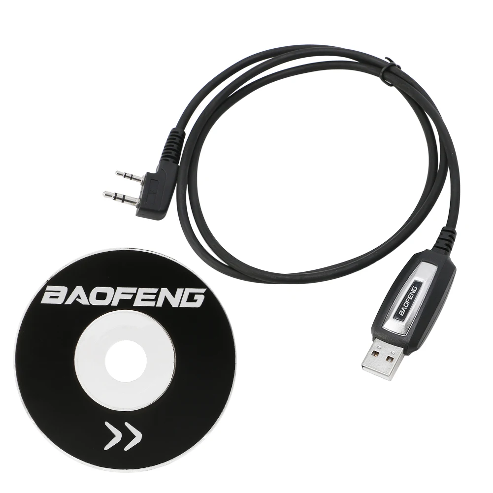 USB Кабель для программирования+ CD CGYG для Baofeng UV-5R Kenwood TK-240 250 Q81E