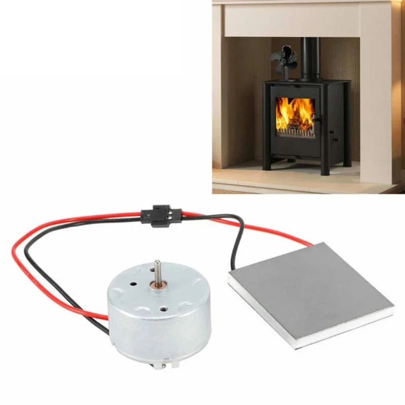 

Fireplace Fan Generator Sheet Motor Set for stove Burner Fan Fireplace Heater Spare Parts Fireplace Fan Accessories