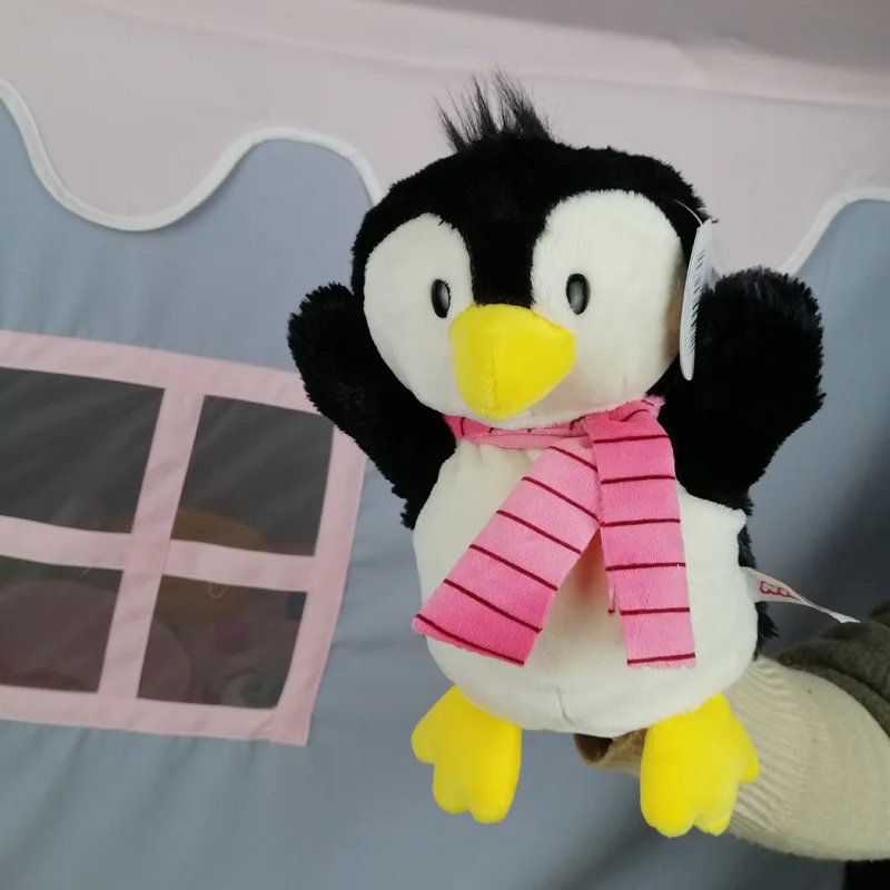 

Animal marionette glove puppets christmas hand puppet theater doll toys plush story talking juguetes Learning Aid funny gift kid