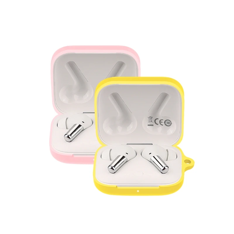 

Shockproof Silicone Protective Cover for -OnePlus Buds Pro Case Washable Bluetooth-compatible Silicone Protection Nonslip Sleeve