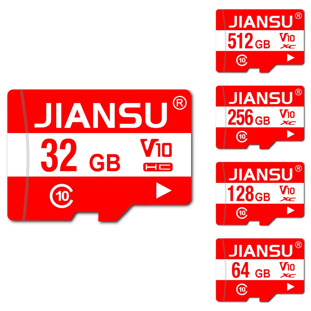 

Memory Card 256gb 128gb 64gb Micro TF SD cards 32gb 16gb C10 V10 High Speed for Smartphone
