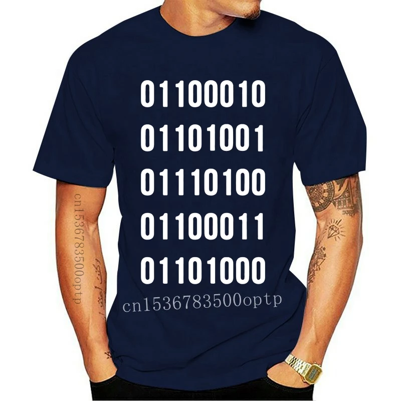 

New Computer Programmer Shirt Binary Code T-shirt