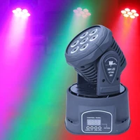 7x10w moving head light led 4in1 laser colour music dmx512 professional disco ktv party club lighting devices