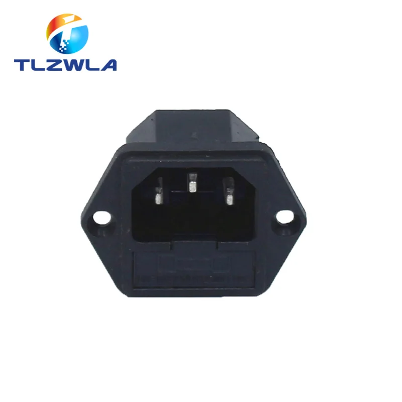 1pcs IEC inlet module AC power socket Gold-plated copper with fuse | Обустройство дома