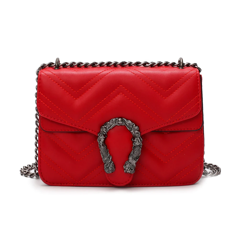 2019 Новая летняя сумка для вина в Корейском стиле ромбовидная на цепочке