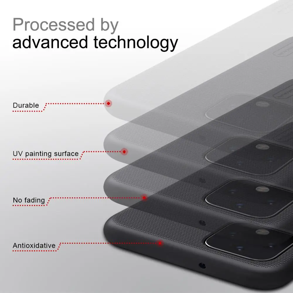 Чехол для Google Pixel 4/Pixel 4 XL чехол NILLKIN Супер Матовый Защитный матовый Жесткий с