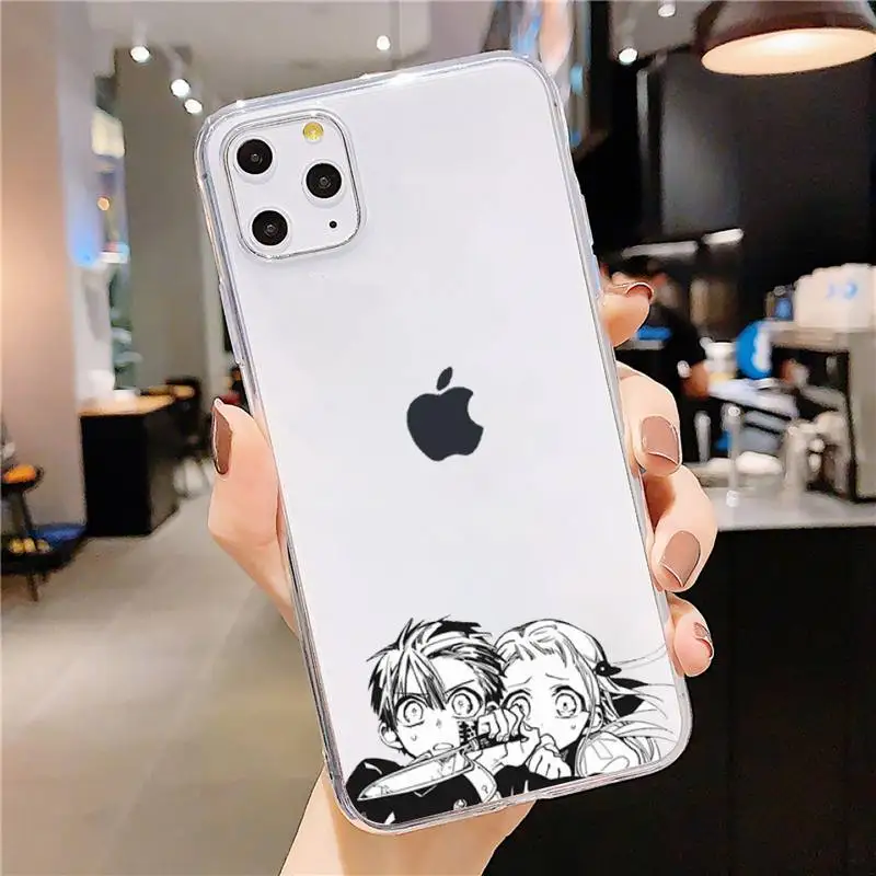 

Jamular Toilet Bound Hanako Kun Phone Case Transparent soft For iphone 5 5s 5c se 6 6s 7 8 11 12 plus mini x xs xr pro max
