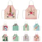 1 шт., Кухонный Фартук с принтом Альпака, 68 х55 см