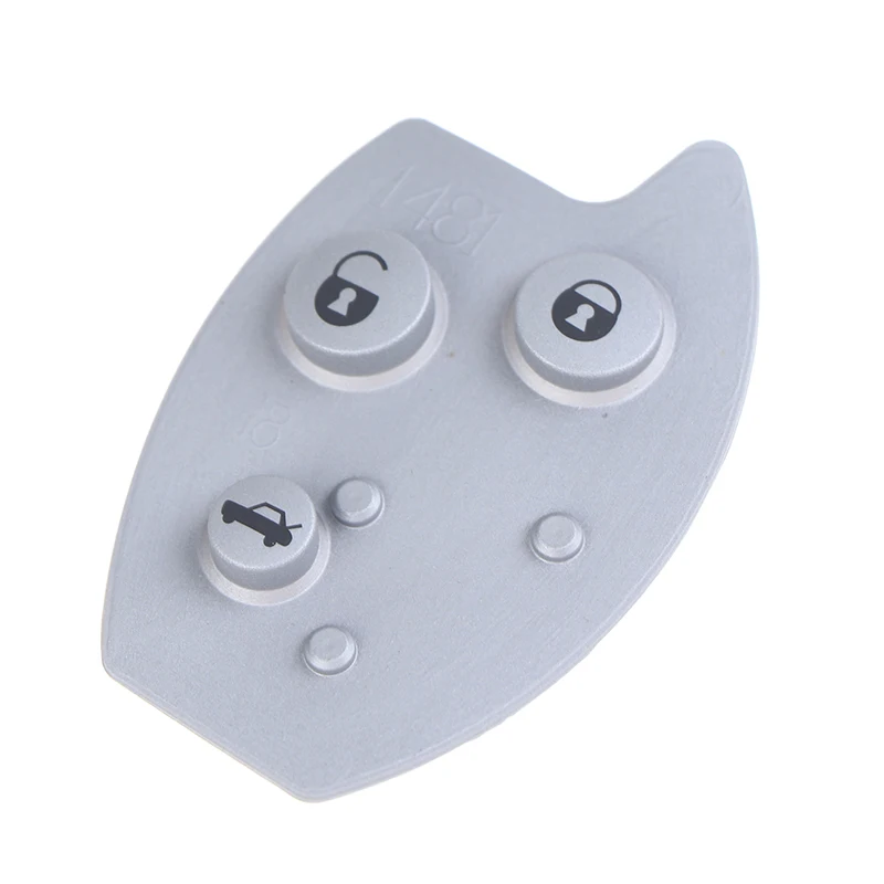 

3 Buttons Replacement Rubber Pad Car Remote Key Fob Shell for Xsara C5 Key Cover