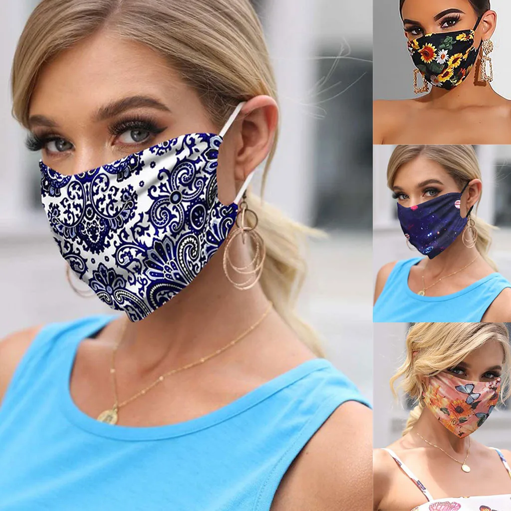 2020 Новая маска для лица с изображением рта Mascarilla Masque Mondkapjes wasbaar моющаяся - купить