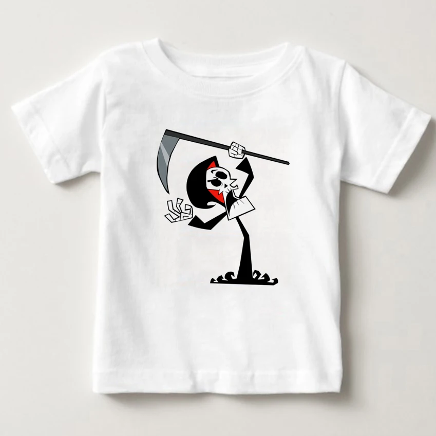 

2020 Boys Girls Skull Head T Shirt Children Halloween Skull T-shirt Baby Tees Funny 3T-8T Shirt Summer Tshirt T-shirt MJ