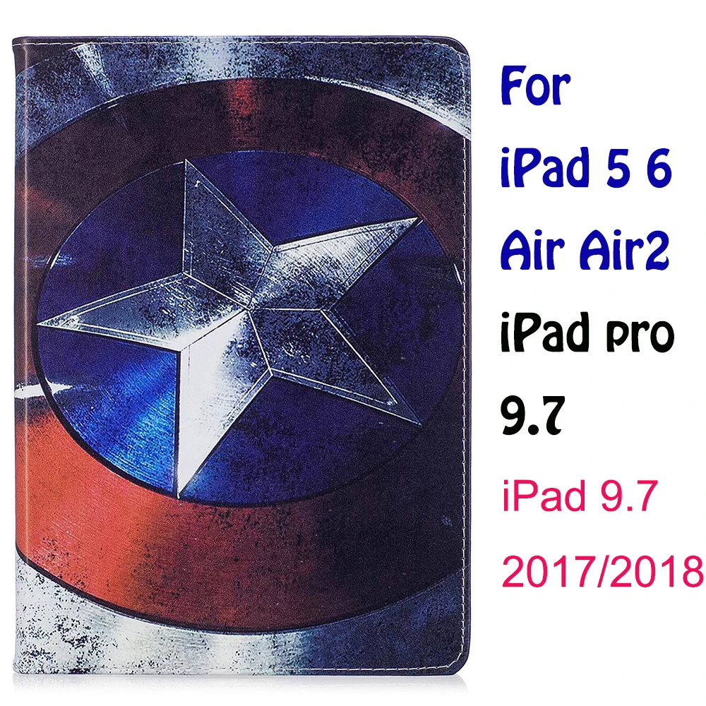 as photo Чехол для ipad 4 air 2 ipad 9,7 ipad mini 1/2/3/4/5 Pro Movie Marvel Мстители эндгейм Тор стенд coque capa Cover - Цвет: as photo