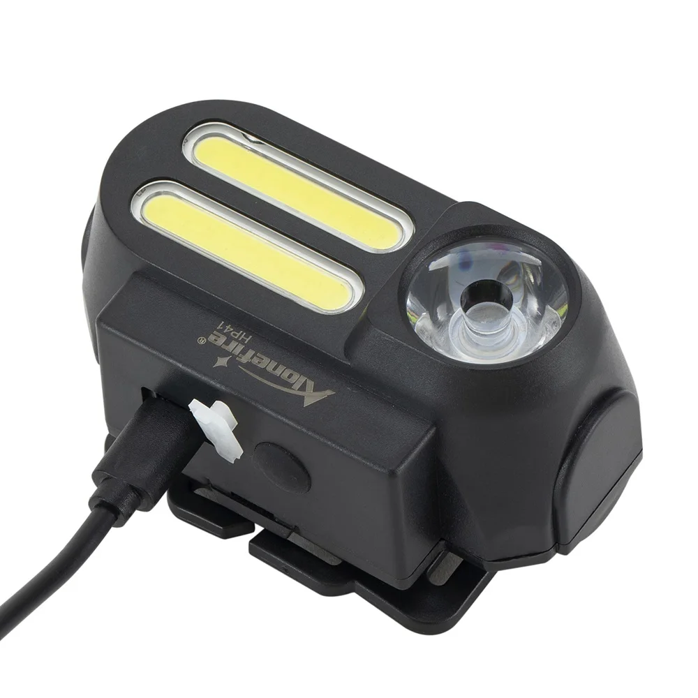 Портативный светодиодный налобный фонарь Alonefire HP41 водонепроницаемый