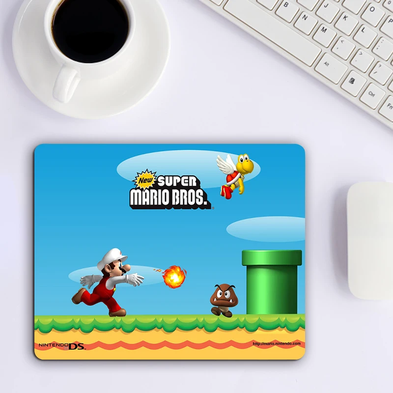 

Mario Pc Gamer Complete Gaming Mouse Pads Small Mouse Pad Anime Mausepad Rug Varmilo Gamers Accessories Desk Mat Mice Keyboards