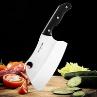 moyang f bone knife with leather case dc53 mold steel bone knife g10 patch chef professional knife