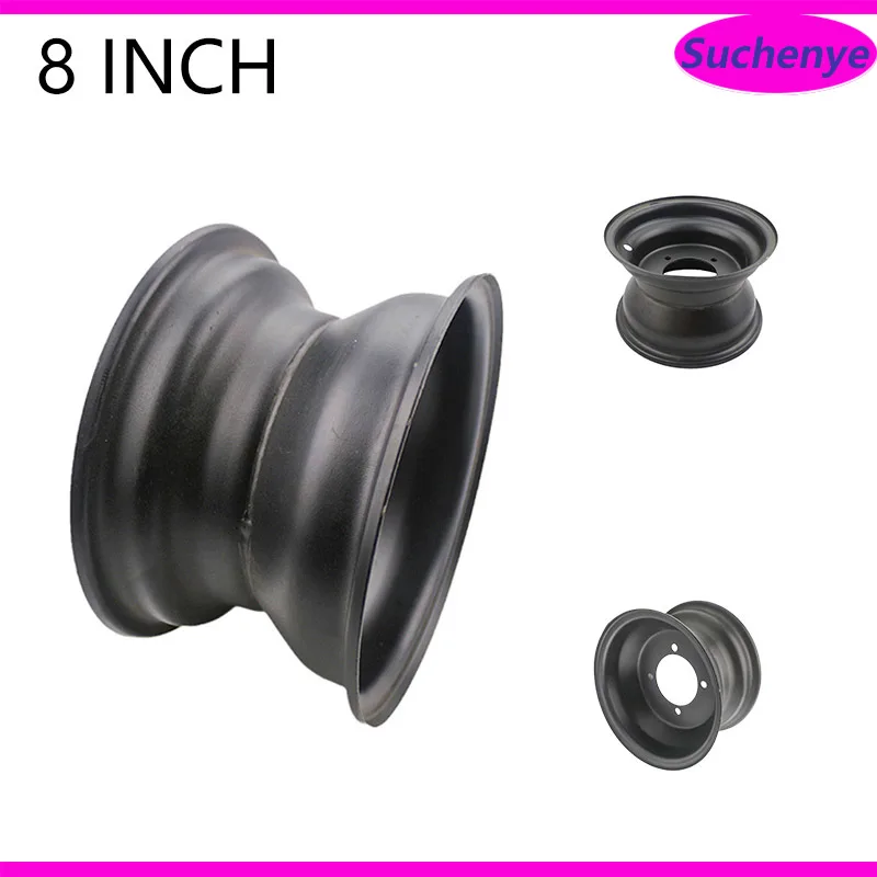

8 inch 3-hole Iron Wheel Hub Rear Wheel front 19X7-8, rear 18X9.5-8 inch used for Kart ATV tire accessories