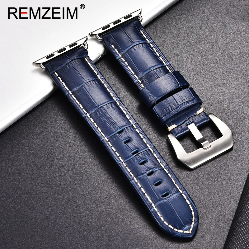 Ремешок из натуральной кожи для Apple Watch Band 44 мм 40 42 38 Series 5 4 3 2 iWatch|Ремешки часов| |